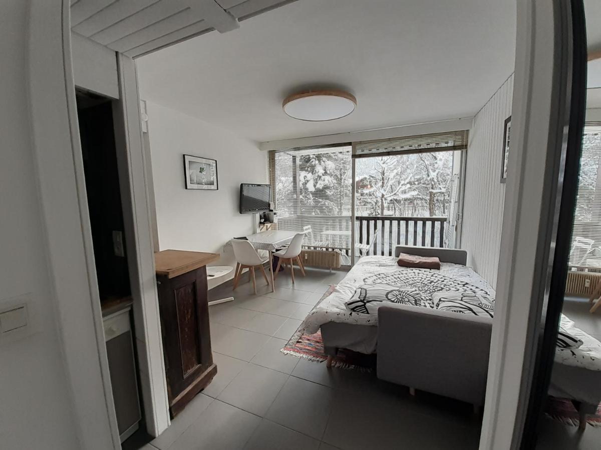 studio quartier calme centre ville vue mont Blanc Chamonix Esterno foto