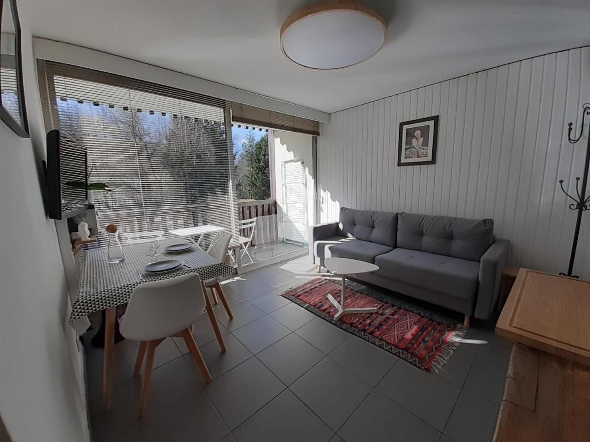 studio quartier calme centre ville vue mont Blanc Chamonix Esterno foto